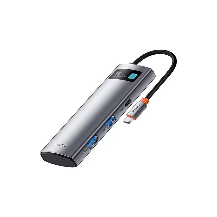 Baseus Metal Gleam Series/ Starjoy 7 in 1 Multifunctional Type-C Hub - official view 3