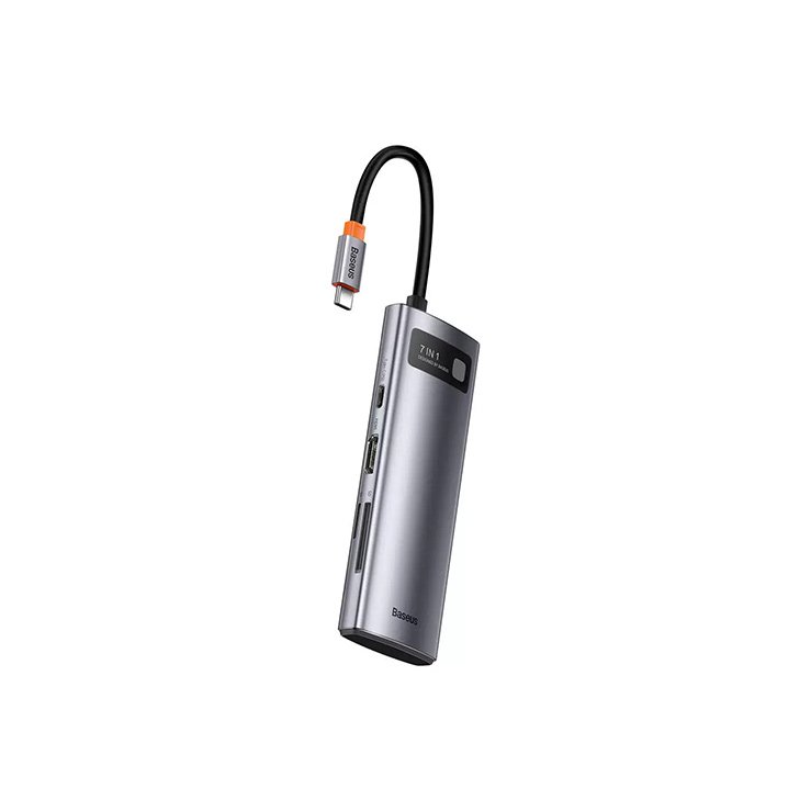 Baseus Metal Gleam Series/ Starjoy 7 in 1 Multifunctional Type-C Hub - official view 2