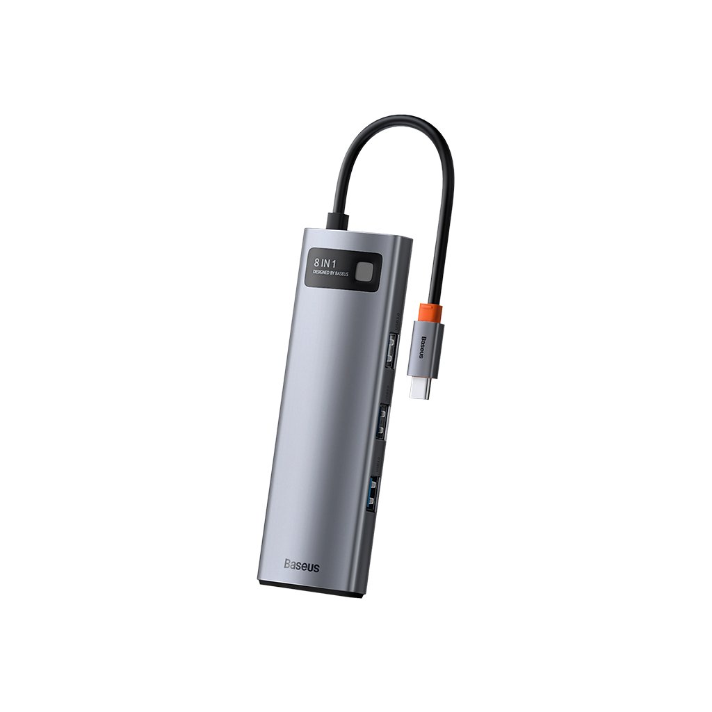 Baseus Metal Gleam Series/ Starjoy 8 in 1 Multifunctional Type-C Hub - official view 2