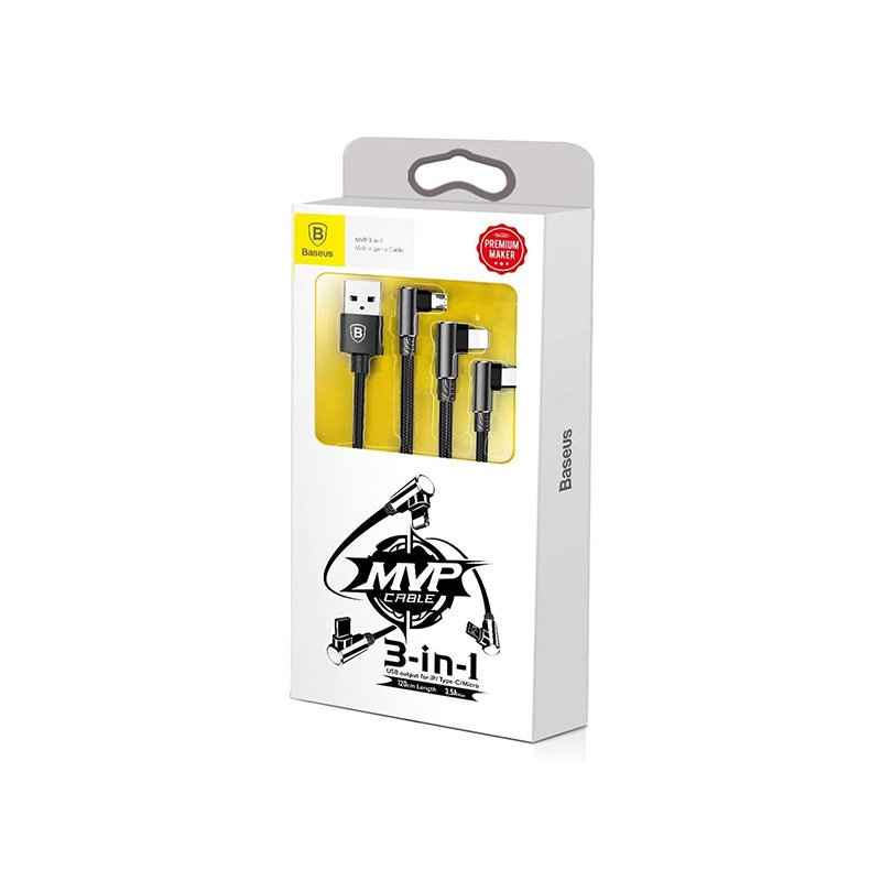 Baseus MVP 3-in-1 Mobile Game Cable - official view 4