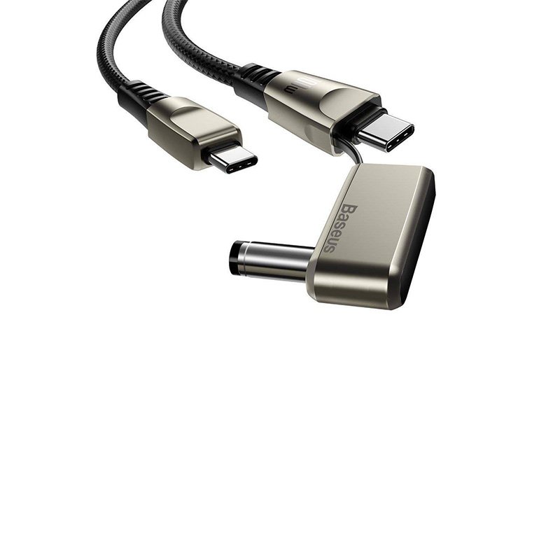 Baseus One-for-Two Fast Charging Data Cable Type-C to C+DC 100W - official view 2