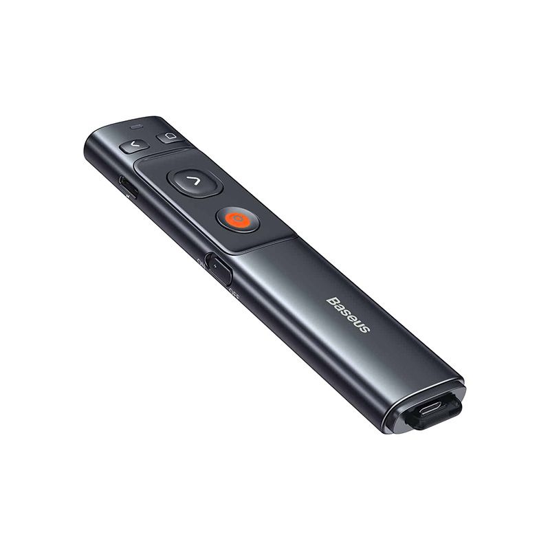 Baseus Orange Dot Wireless Presenter - Green Laser - official view 3