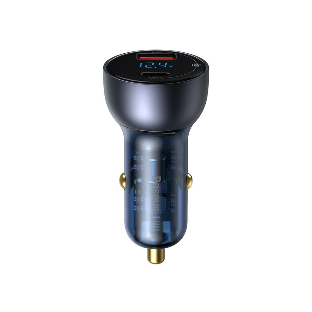 Baseus Particular Digital Display QC+PPS Dual Quick Charger Car Charger 65W - official view 2