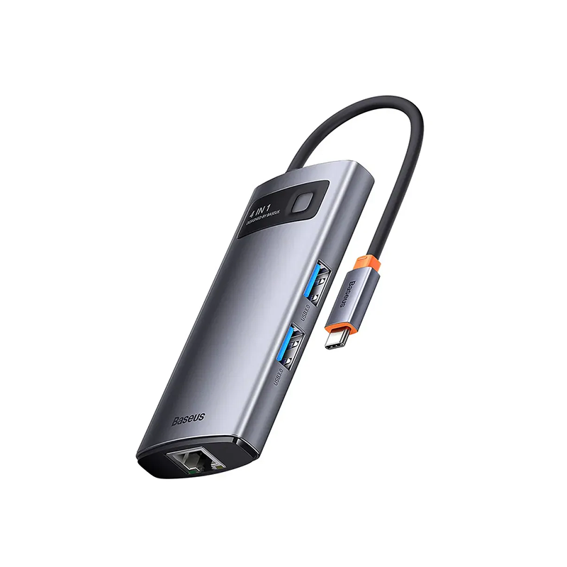 Baseus Starjoy Metal Gleam Series 4 in 1 with Ethernet port
