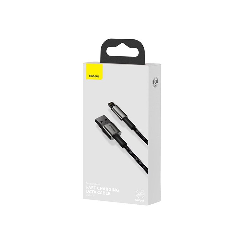 Baseus Tungsten Gold Fast Charging Data Cable USB to iP - official view 3