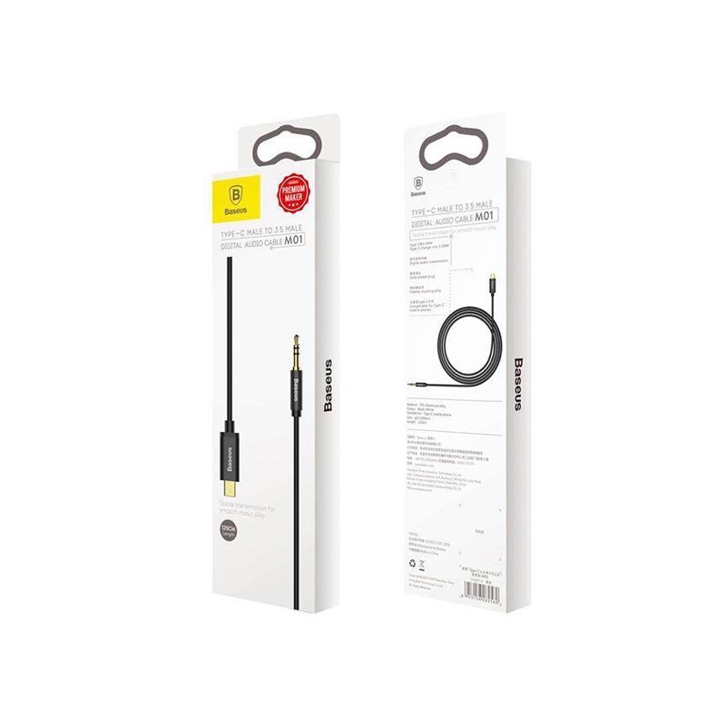 Baseus Type-C Male to 3.5 Male Digital Audio Cable M01 - official view 3