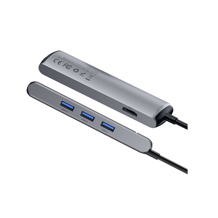 Baseus Type-C to Mechanical Eye 6-in-1 Smart HUB - official view 4