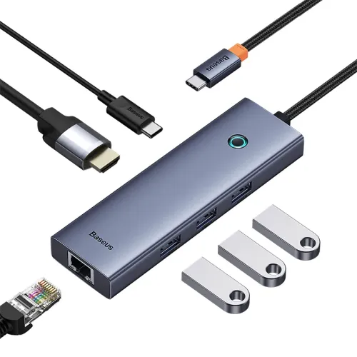 Baseus UltraJoy Series 6-in-1 Multifunctional Type-C HUB
