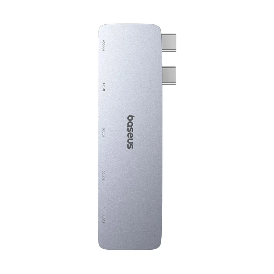 Baseus UltraJoy Series B00052801811-04 Dual Type-C Male to HDMI, Tri USB 3.0 & Type-C (PD) Female Converter #B00052801811-04