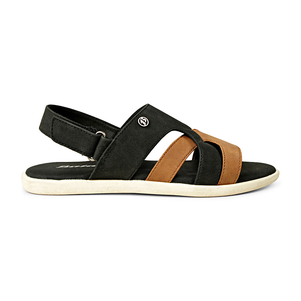 Bata Divider Junior 4616951 Boys’ Black and Tan Sandals