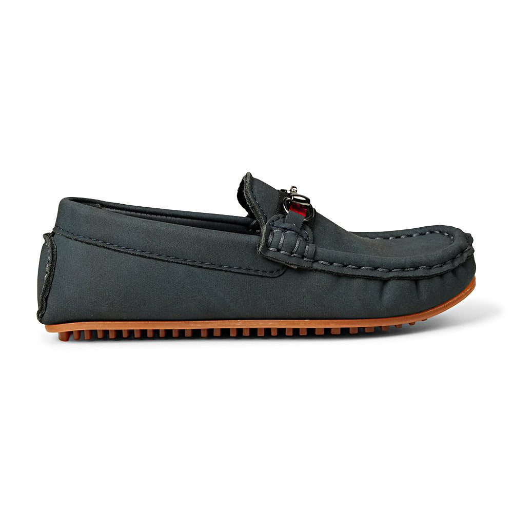 Bata Rich 3519937 Boys’ Navy Closed-Toe Slip-On Shoes
