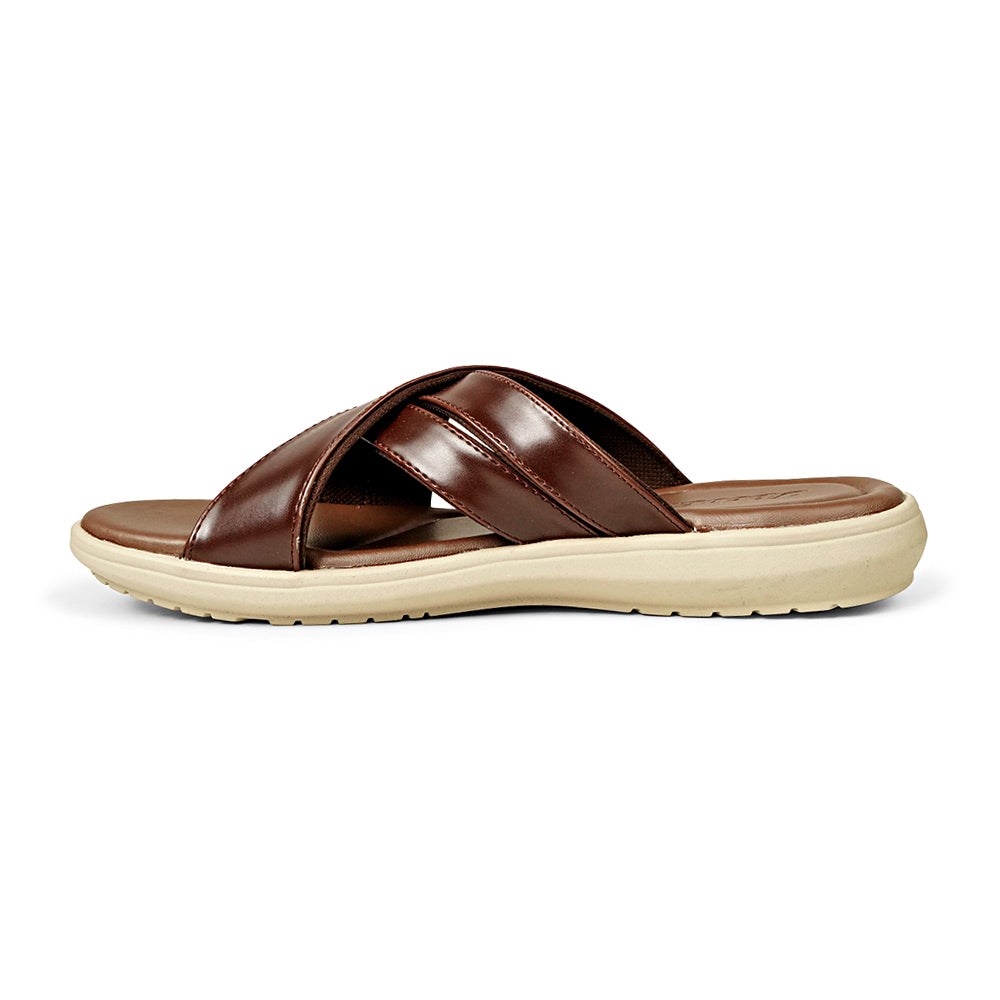Bata Beta 8714925 brown sandal, inner side view