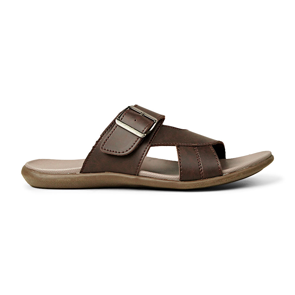 Bata Solar 8714464 Men's Brown Slide Sandals
