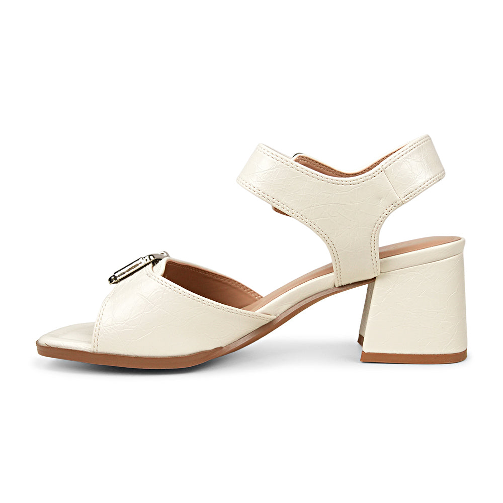 Bata Janett 6311350 light slingback sandal, inner side view showing rear strap