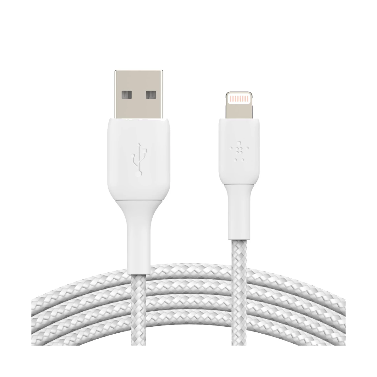 Belkin CAA002bt1MWH Lightning Male to USB Male 1 Meter Charging & Data Cable # CAA002bt1MWH