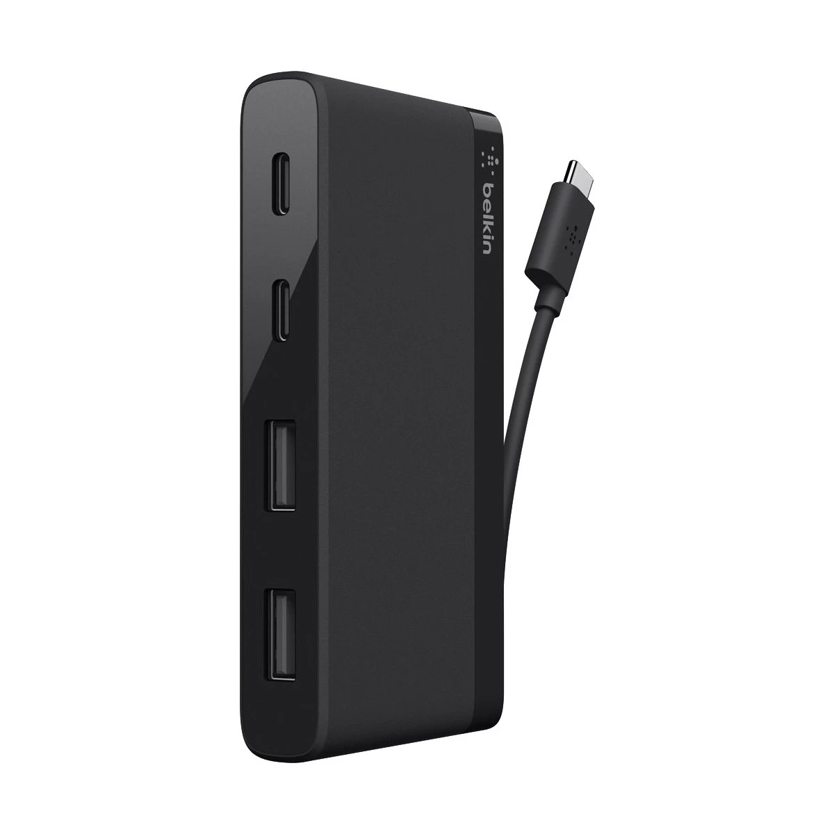 Belkin F4U090btBLK Type-C Male to Dual USB & Dual Type-C Female, HUB # F4U090btBLK