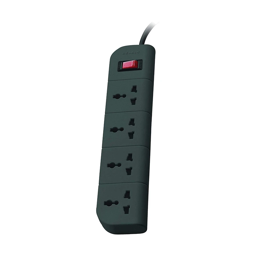 Belkin F9E400zb1.5MGRY 3 Pin 4 Port Power Strip # F9E400zb1.5MGRY