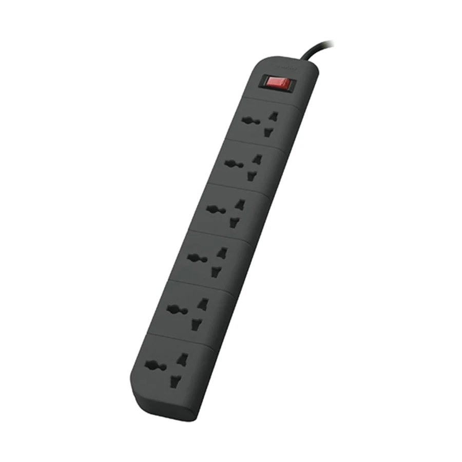 Belkin F9E600zb2M-GRY 3 Pin 6 Port Power Strip # F9E600zb2M-GRY