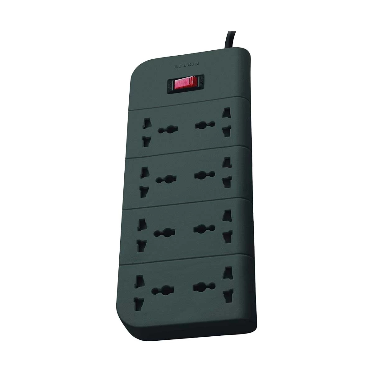Belkin F9E800ZB2M-GRY 3 Pin 8 Port Power Strip # F9E800ZB2M-GRY