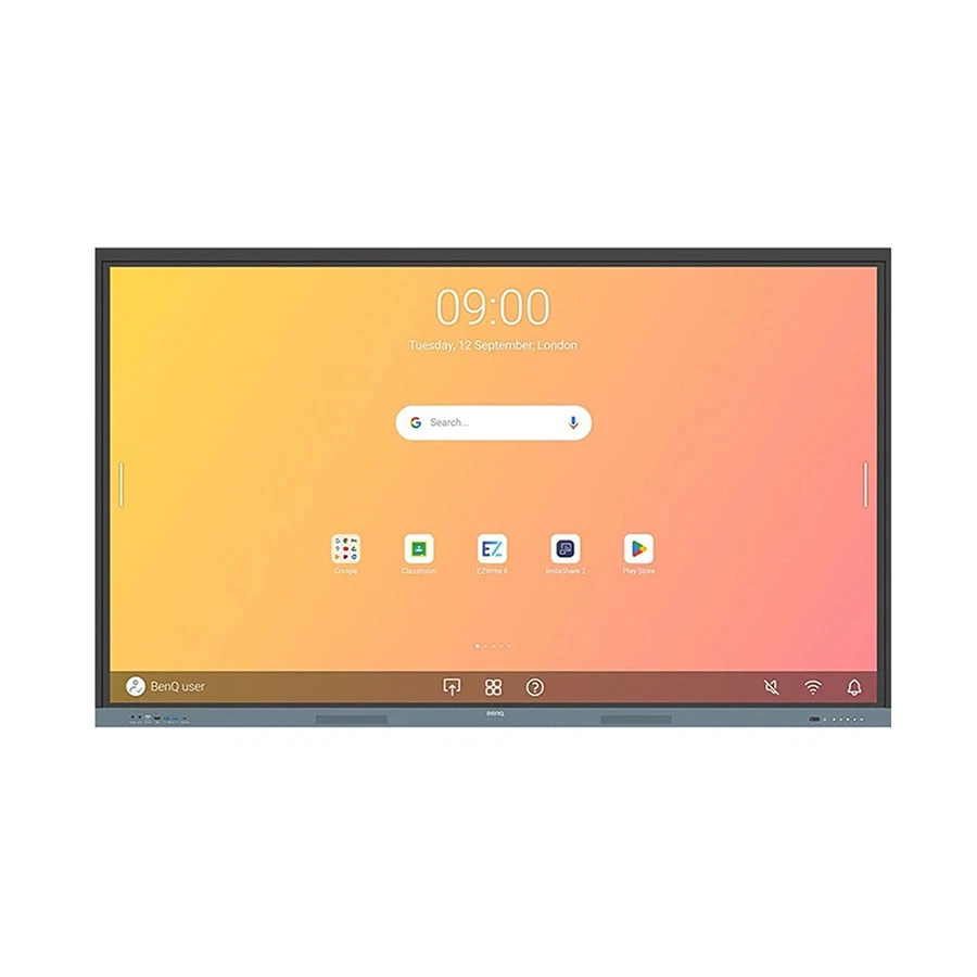 BenQ RE7504 75 Inch 4K UHD (8GB RAM, 128GB ROM) Education Interactive Flat Panel Display with Additional Camera (Android 14, Google-EDLA Certified)