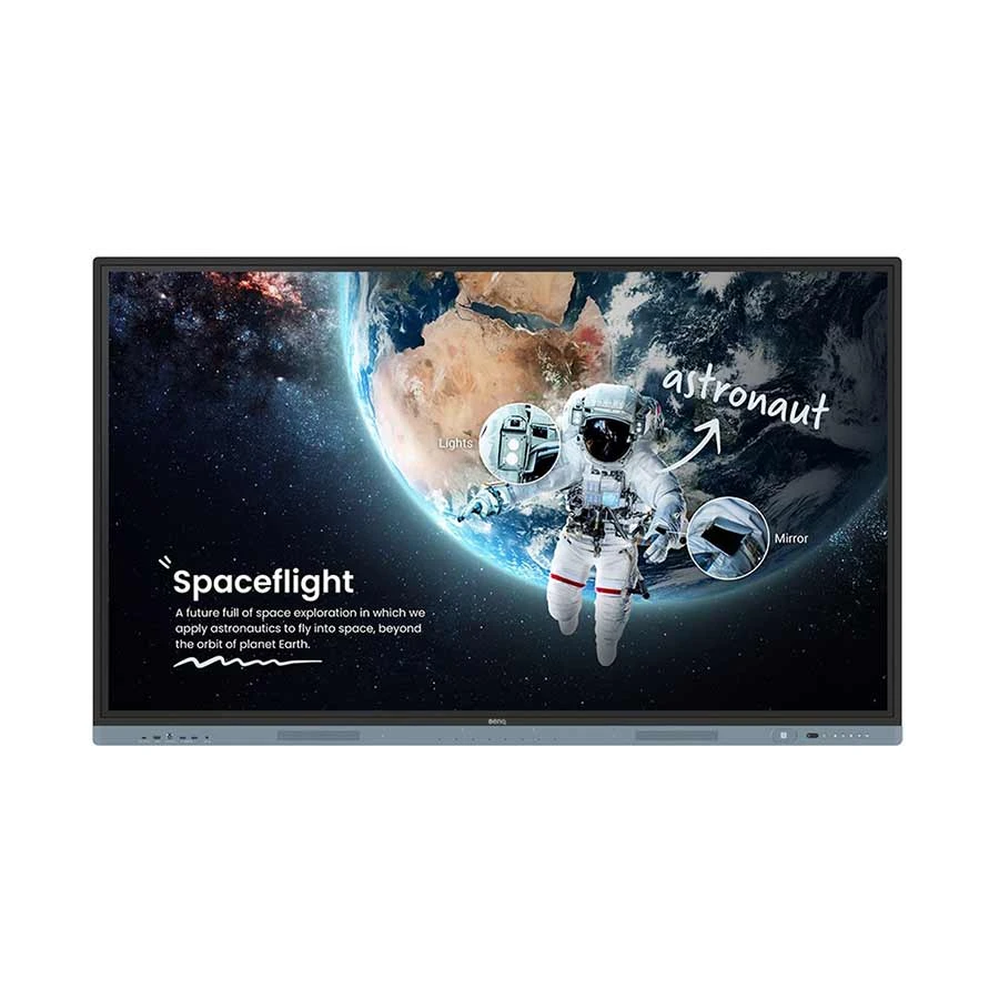 BenQ RM7504 75 Inch 4K UHD Education Interactive Flat Panel Display without Camera (Android 14)