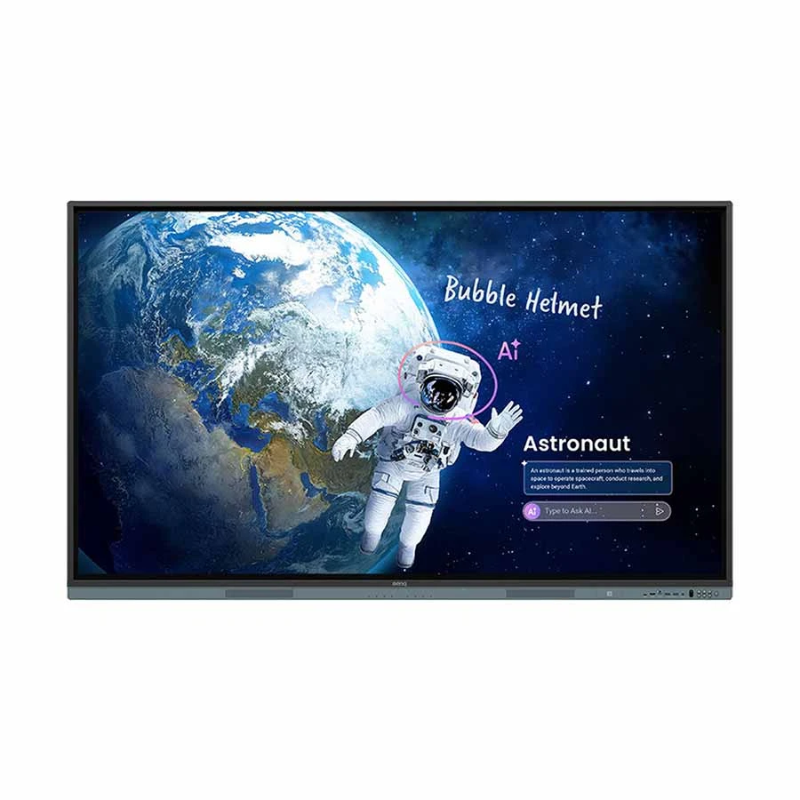 BenQ RM7505 75 Inch 4K UHD (8GB RAM, 128GB ROM) Education Interactive Flat Panel Smart Display without Camera (Android 15, Google-EDLA Certified)