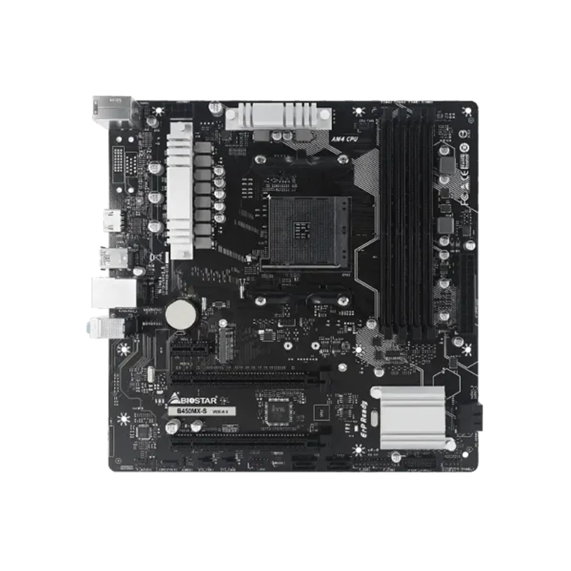 BIOSTAR B450MX-S DDR4 AMD AM4 Micro ATX Motherboard