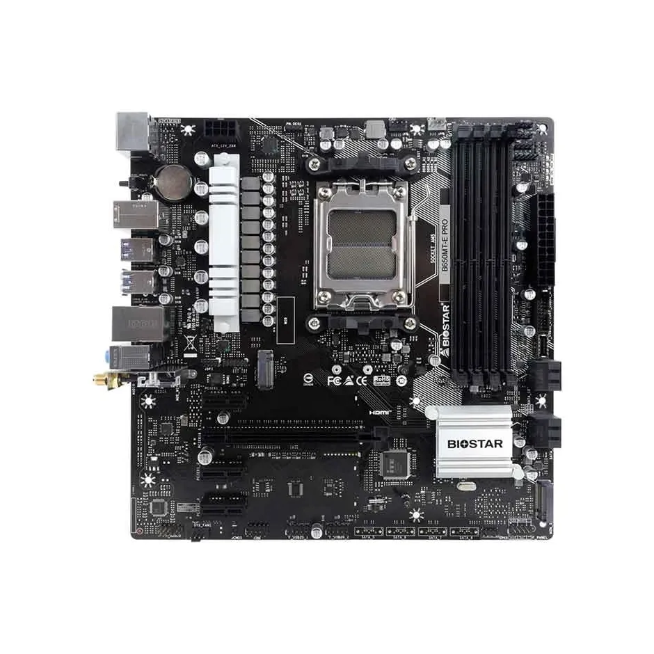 BIOSTAR B650MT-E PRO DDR5 AMD AM5 Socket Motherboard