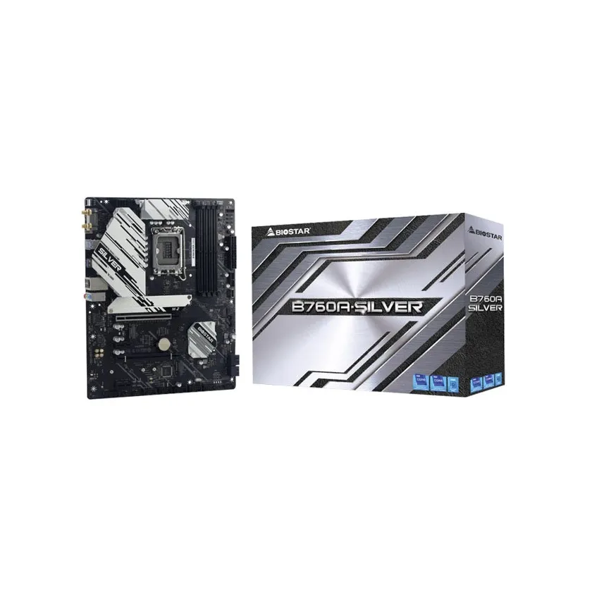 BIOSTAR B760A-SILVER DDR5 Intel ATX Motherboard