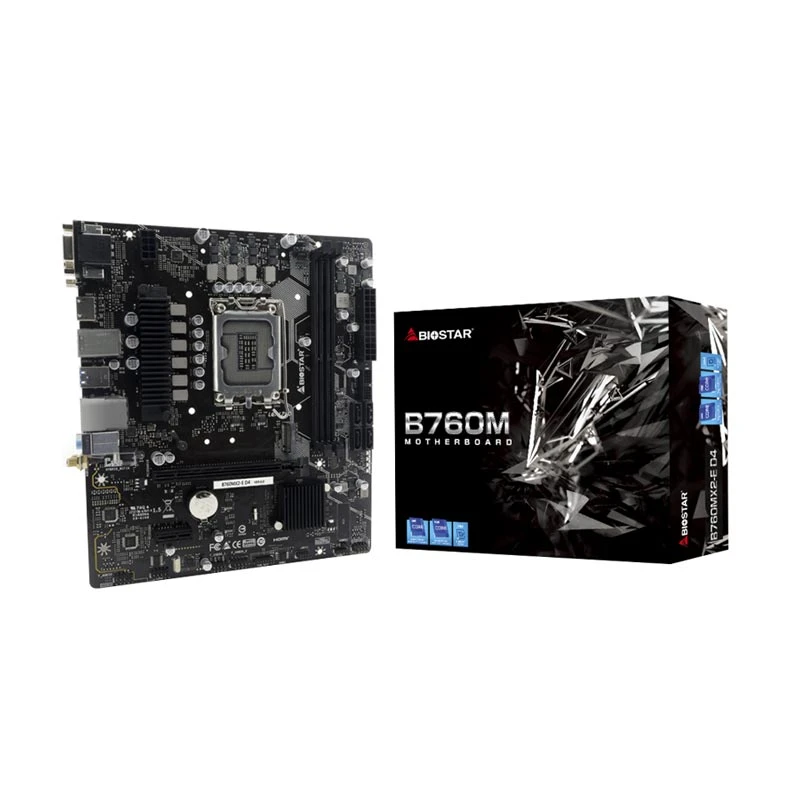 BIOSTAR B760MX2-E D4 DDR4 Intel Motherboard