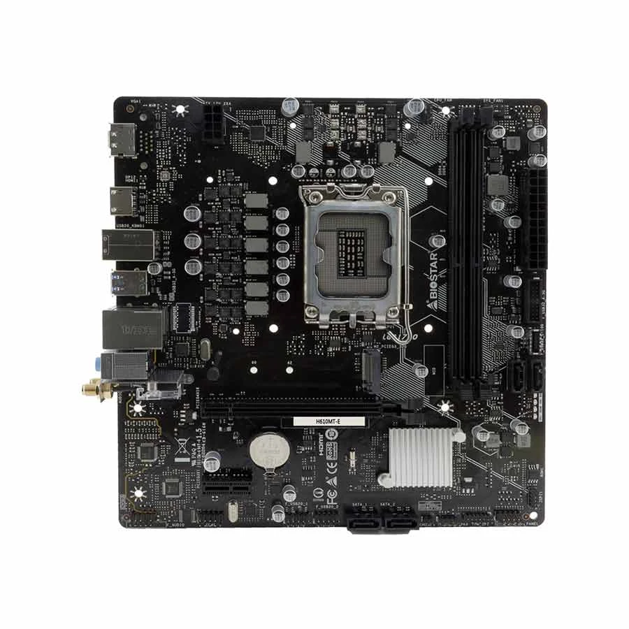 BIOSTAR H610MT-E DDR4 12th/13th/14th Gen LGA1700 Socket Motherboard