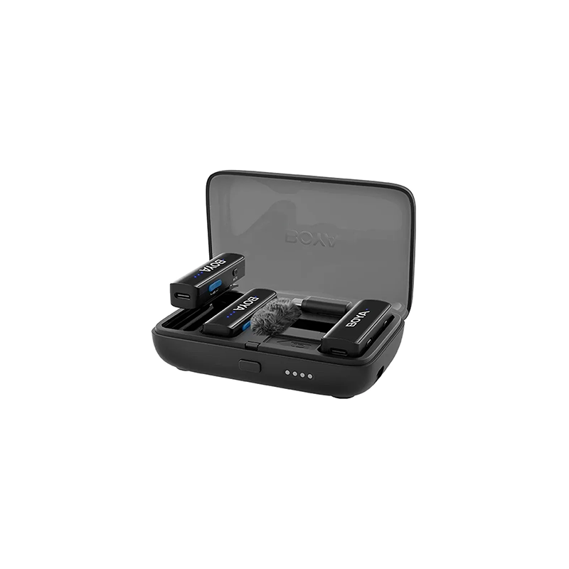 BOYA BOYALINK C2 Upgraded 3-in-1 Compact Wireless Microphone