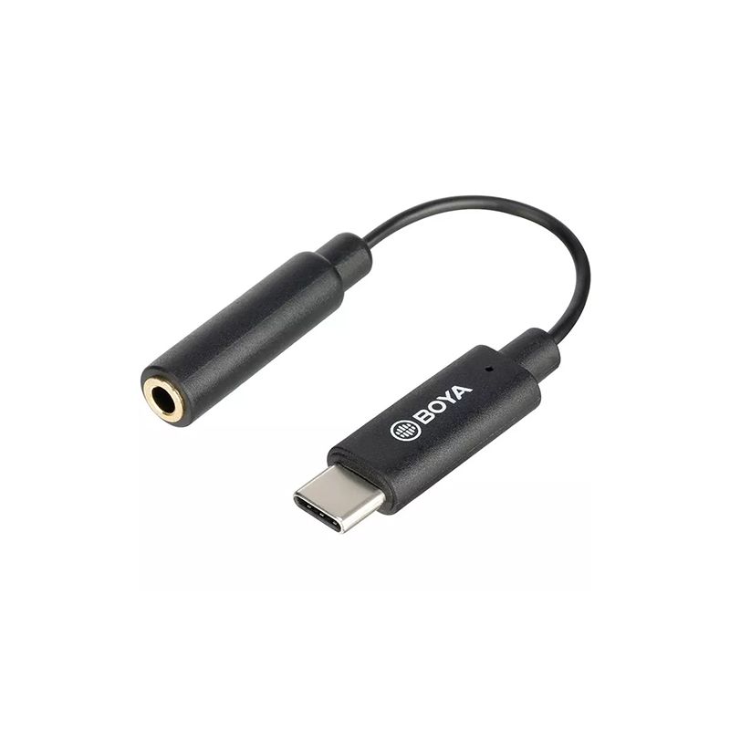 BOYA BY-K4 3.5mm TRS Female to  Type-C Male Audio Adapter