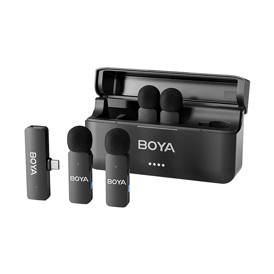 BOYA BY-V4U 2.4G Wireless Microphone (1xRX, 4xTX)