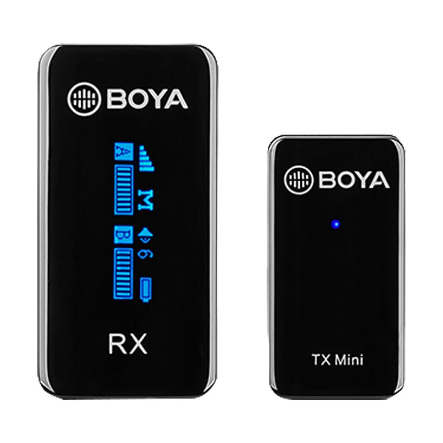 BOYA BY-XM6-S1 Mini Ultra Compact 2.4GHz Dual-Channel Wireless Microphone System