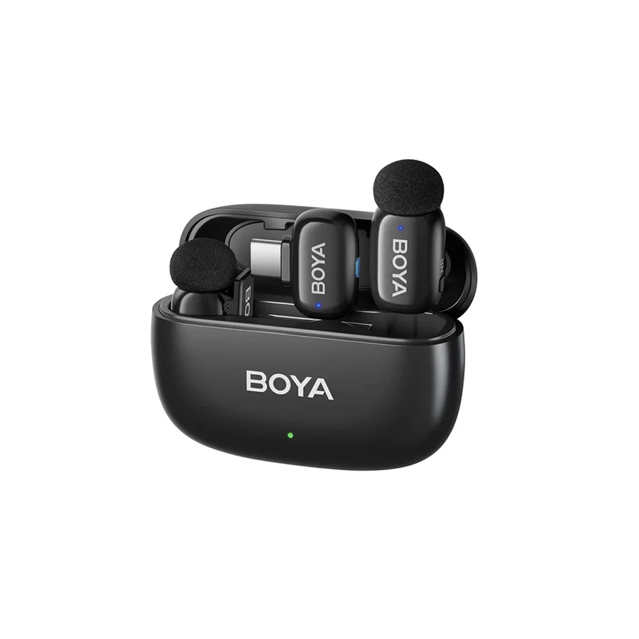 BOYA Mini 2-02 2.4G Wireless Microphone for Android & IOS (1xRX, 2xTX)