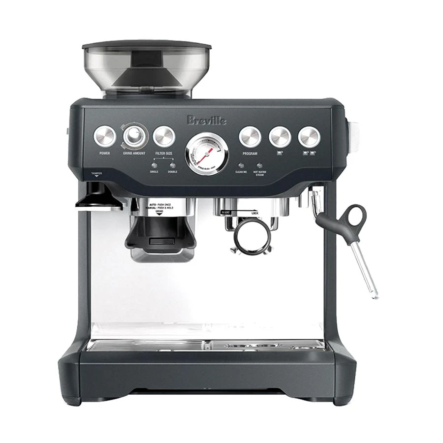 Breville Barista Express BES870CHR Charcoal Espresso Coffee Machine