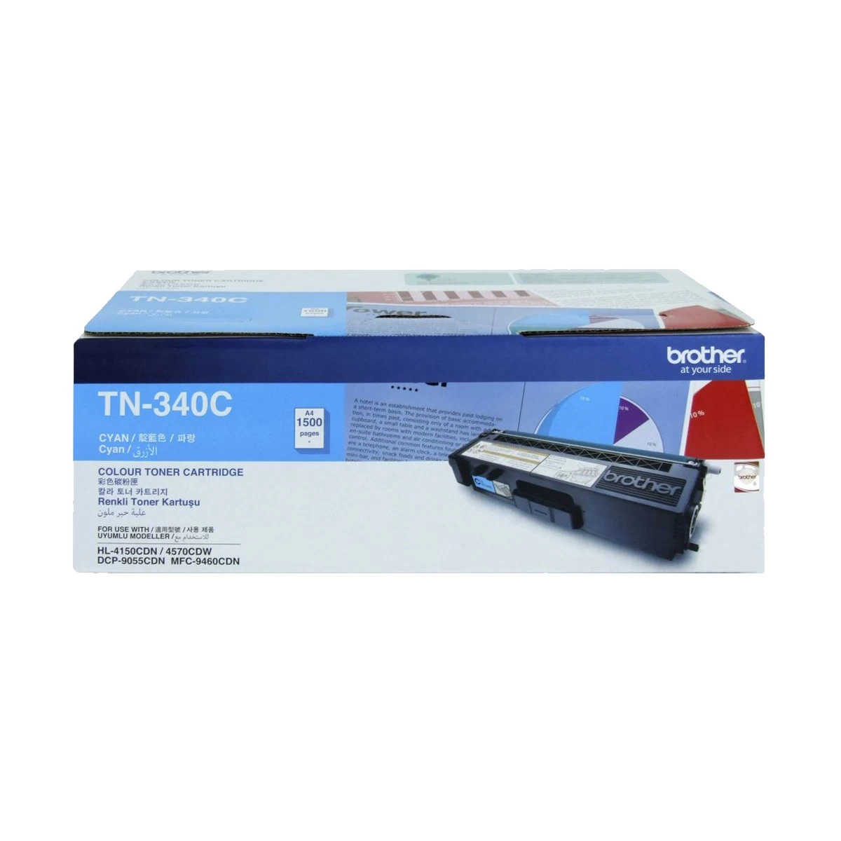 Brother TN-340C AP Cyan Toner