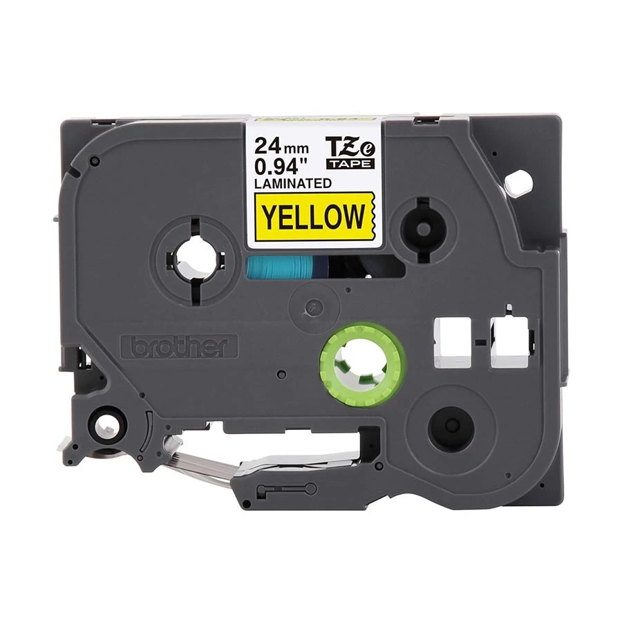 Brother TZe-651 (24mm x 8m) & Yellow Tape Cartridge for PT-P900W