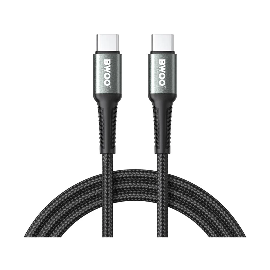 BWOO BO-X288C-C-2M USB Type-C Male to Male, 2 Meter, Charging & Data Cable (65W)