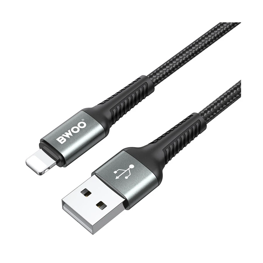 BWOO BO-X288L-2M USB Male to Lightning Male, 2 Meter, Charging & Data Cable