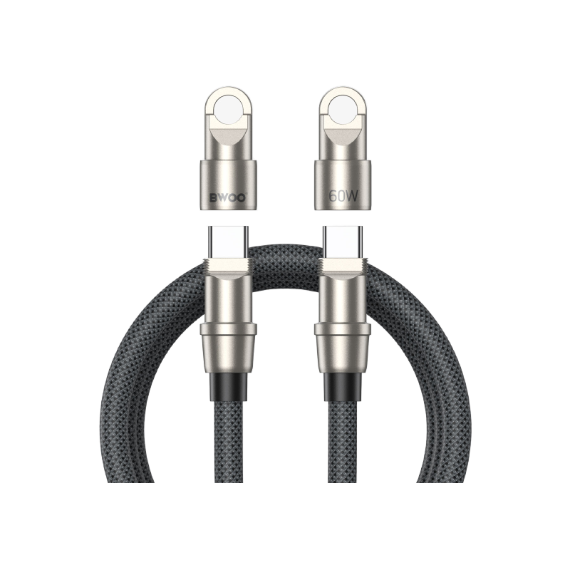 BWOO BO-X310 2 in 1 Type-C Cable - 60W