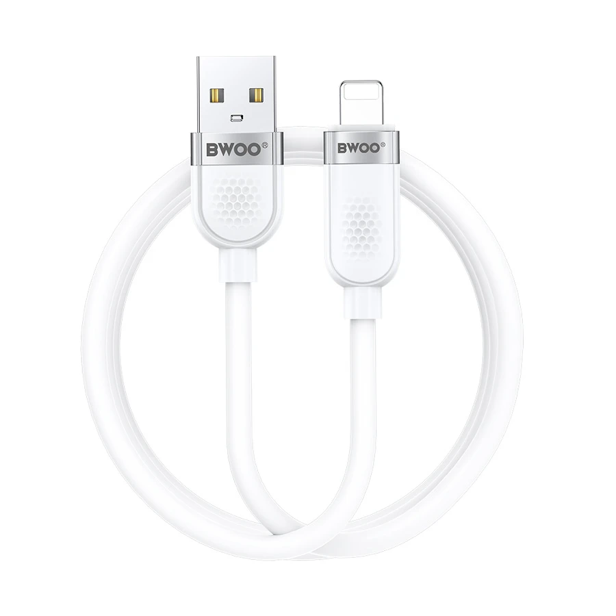 BWOO BO-X315L USB Male to Lightning Male, 1 Meter, Charging & Data Cable (15W, 3A)