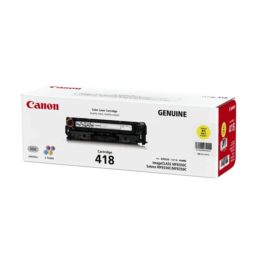 Canon 418Y Toner Cartridge