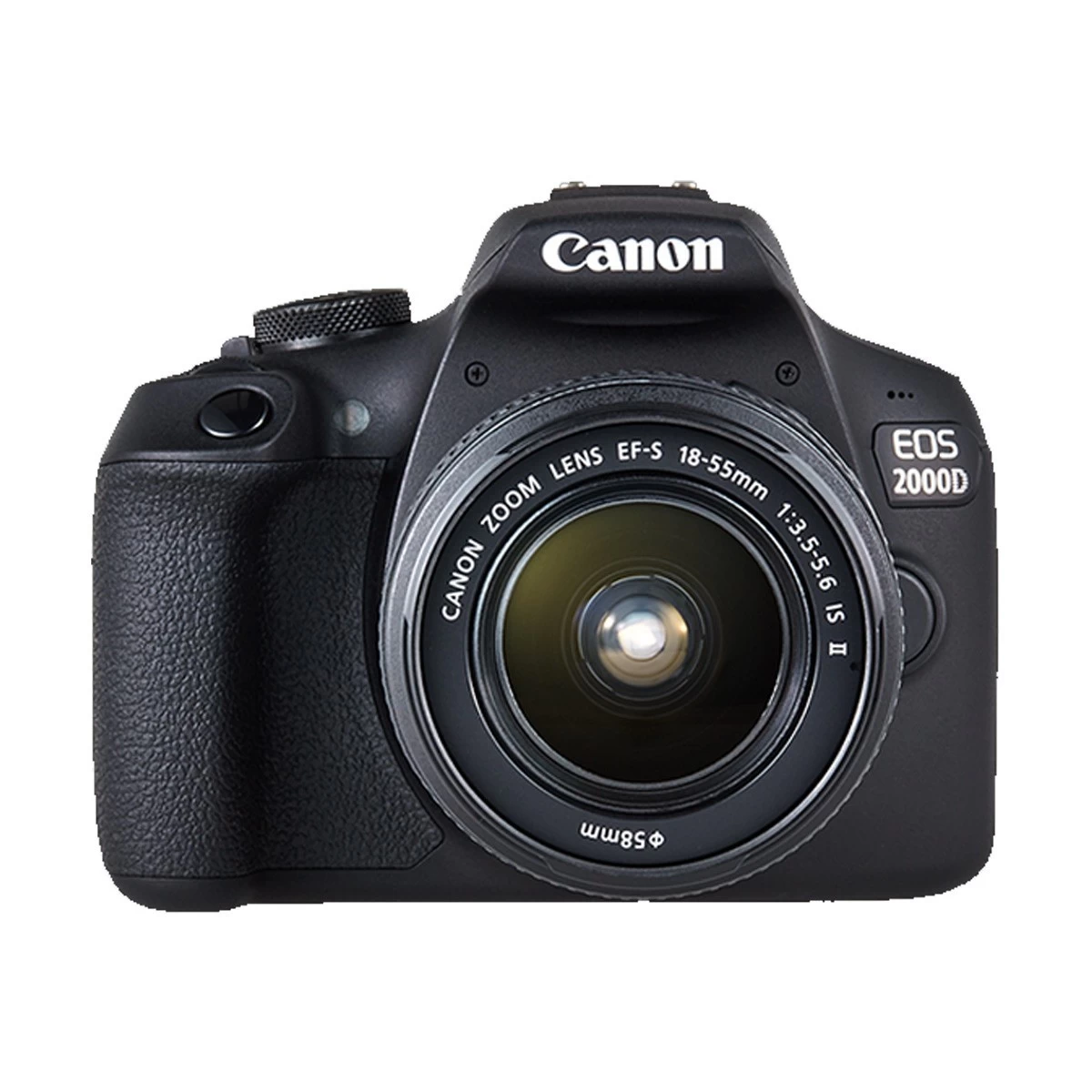 Canon EOS 2000D Digital SLR Camera with EF-S 18-55 mm f/3.5-5.6 IS II Lens (No Warranty)