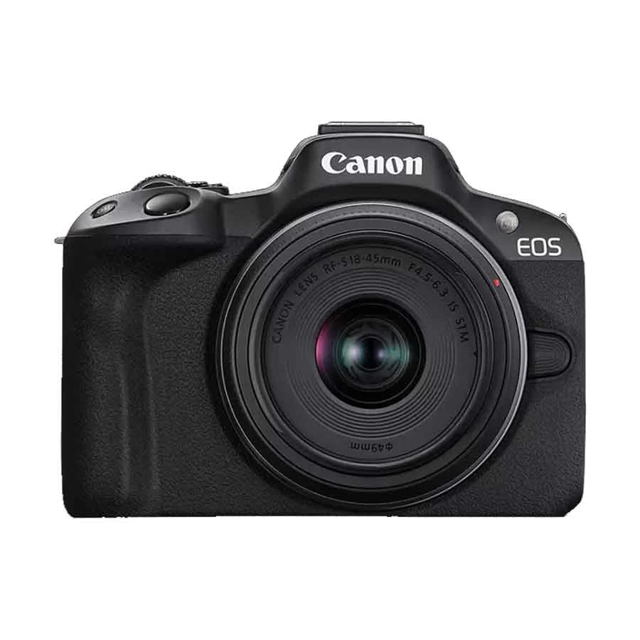 Canon EOS R50 Mirrorless Camera Body with RF-S18-45mm F4.5-6.3 IS STM Lens () (No Warranty)