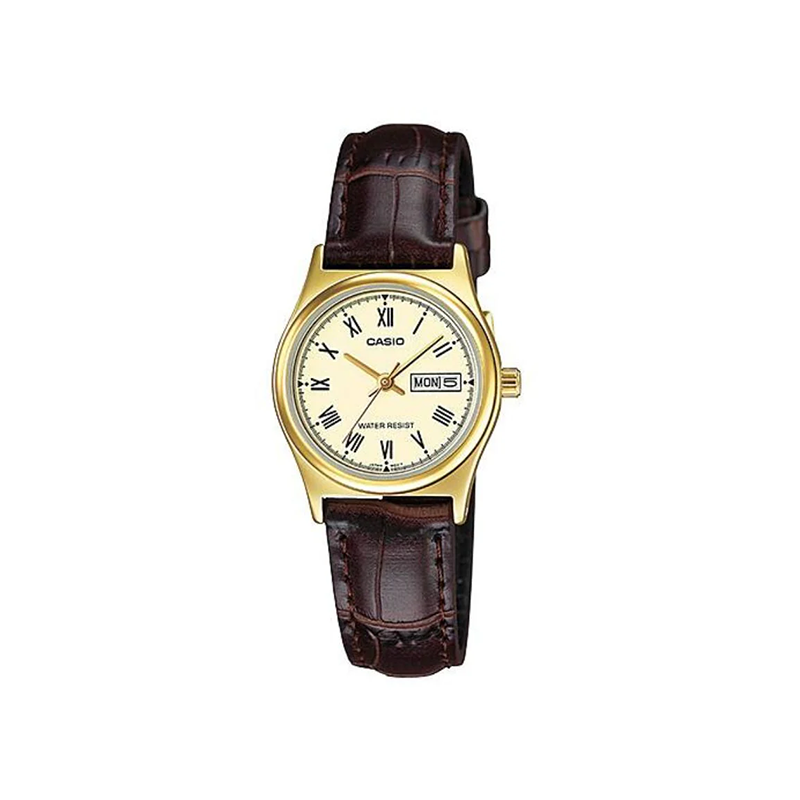Casio Enticer LTP-V006GL-9B Analog Leather Strap Women’s Watch