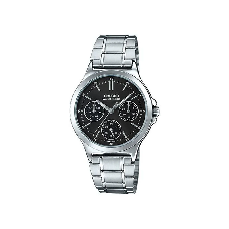 Casio Enticer LTP-V300D-1AUDF Multifunction Stainless Steel Women’s Watch