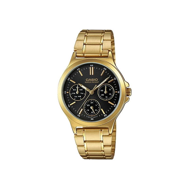 Casio Enticer LTP-V300G-1AUDF Multifunction Stainless Steel Women’s Watch