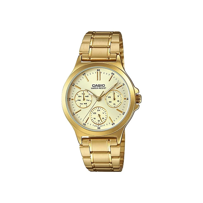 Casio Enticer LTP-V300G-9AUDF Multifunction Stainless Steel Women’s Watch